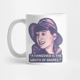 Dorothy Parker Portrait and Quote Mug